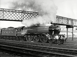 Flying Scotsman approaching Derby Station 15th December 1985 Flying Scotsman approaching Derby Station 15th December 1985