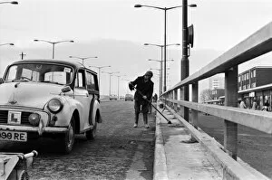Images Dated 4th December 1970: The flyover, at the junction of Heathfield Road and Trinity Road