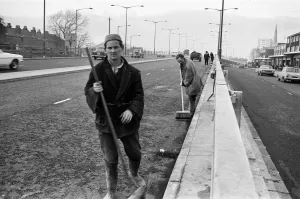 Images Dated 4th December 1970: The flyover, at the junction of Heathfield Road and Trinity Road