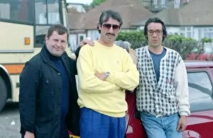 Images Dated 18th May 1989: Only Fools and Horses - TV Programmes - Cast of TV Show Behind The Scenes, 1989