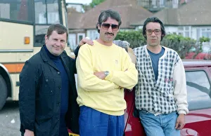 Images Dated 18th May 1989: Only Fools and Horses - TV Programmes - Cast of TV Show Behind The Scenes, 1989