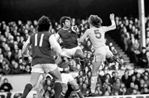 Images Dated 3rd January 1977: Football: Arsenal (1) vs. Leeds United (1). Division I. January 1977 77-00029-010
