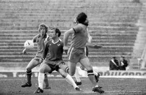 Football: Chelsea (2) vs. Luton (0). April 1977 77-02023-005 Football: Chelsea (2) vs. Luton (0). April 1977 77-02023-005