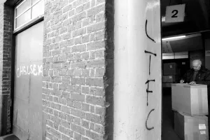 Football Graffiti. February 1975 75-01054-001 Football Graffiti. February 1975 75-01054-001