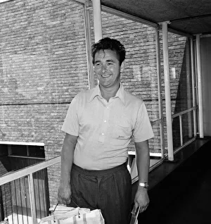 Football manager Brian Clough returns from Palma before starting his new job as manager Football manager Brian Clough returns from Palma before starting his new job as manager