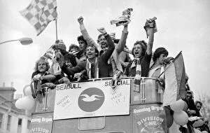 Core61 Gallery: Football Players of Brighton FC - May 1979 on board an open top bus