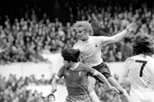 Images Dated 22nd March 1975: Football: Tottenham Hotspur F. C. vs. Liverpool F. C. March 1975 75-01598-085
