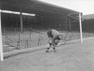 Football Wolverhampton Wanderers Goalkeeper Bert Williams August 1950 Football Wolverhampton Wanderers Goalkeeper Bert Williams August 1950