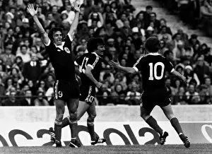 Football World Cup 1978 Scotland 1 Peru 3 in Cordoba Joe Jordan celebrates