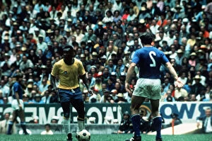 Images Dated 21st June 1970: Football World Cup Final 1970 Brazil 4 Italy 1 in Mexico City