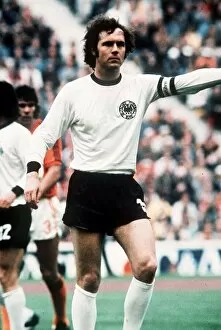 Images Dated 7th July 1974: Football World Cup Final 1974 West Germany 2 Holland 1 at Munich Franz
