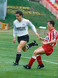 Footballer Derek Bell of Gateshead FC. 29th August 1992 Footballer Derek Bell of Gateshead FC. 29th August 1992