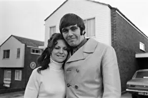 Images Dated 10th December 1971: Footballer John Hughes, who has recently joined Crystal Palace