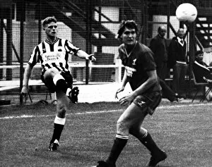 Images Dated 6th August 1987: Footballer Paul Gascoigne - Gazza Newcastle United v Scarborough 6 August 1987