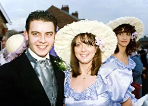 Images Dated 14th November 1992: Footballer Paul Gascoigne - Gazza The wedding of Anna Marie Gascoigne to John