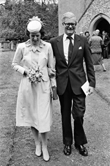 Images Dated 7th May 1982: Foreign Office Minister Douglas Hurd took time off from the Falklands crisis to marry his