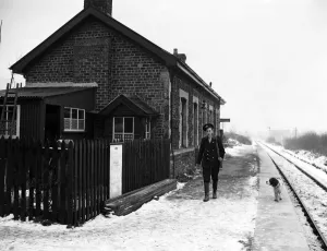 The Foreman of Penyrheol railway station. Penyrheol is a suburban district of Swansea The Foreman of Penyrheol railway station. Penyrheol is a suburban district of Swansea