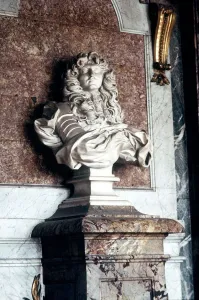 France Paris Bust of Louis XIV in the Palace of Versailles France Paris Bust of Louis XIV in the Palace of Versailles