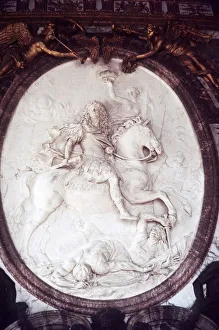 France Paris Plaque of Louis XIV in the Palace of Versailles 1978 France Paris Plaque of Louis XIV in the Palace of Versailles 1978