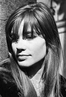 01083 Gallery: Francoise Hardy, french singer, pictured at St Georges Church, Hanover Square