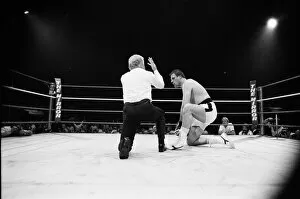 Images Dated 1st October 1985: Frank Bruno vs. Anders Eklund for the European Heavyweight Title