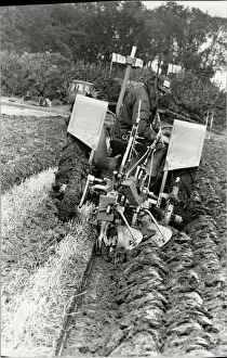 Frank Jackson ploughing competition at West Hallam and Ockbrook 15th September 1988