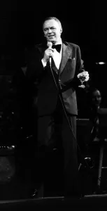 Frank Sinatra - March 1977 at a concert at The Royal Albert hall Frank Sinatra - March 1977 at a concert at The Royal Albert hall