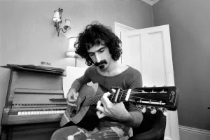 Frank Zappa Composer and musician seen here at home. January 1971 71-00141-007 Frank Zappa Composer and musician seen here at home. January 1971 71-00141-007