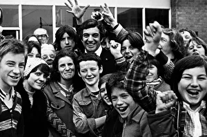 Frankie Vaughan visits the Easterhouse project with local kids in 1977 Frankie Vaughan visits the Easterhouse project with local kids in 1977