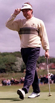 Images Dated 17th July 1997: Fred Couples stepping out at Open Championship July 1997 at Troon