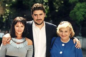 Images Dated 20th August 1991: Freddie Hancock, right, comedian Tony Hancocks second wife, in London