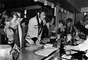 It was free beer all-round for the scores of Teddy Boys who invaded New Brighton