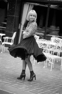 French film actress Bulle Ogier pictured at the Bohemian Bar of the Chelsea Hotel French film actress Bulle Ogier pictured at the Bohemian Bar of the Chelsea Hotel