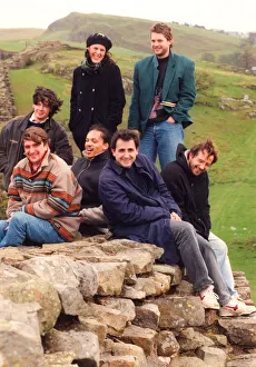 French folk group Douze Alsonso pictured at Walltown Crags on the Roman Wall in French folk group Douze Alsonso pictured at Walltown Crags on the Roman Wall in