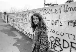 French teenager Marie Quaranta aged 15 outside her school that has 3,000 pupils in St French teenager Marie Quaranta aged 15 outside her school that has 3,000 pupils in St