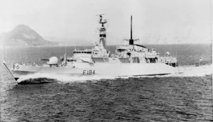 THE FRIGATE HMS ARDENT DURING THE FALKLANDS WAR IN 1982 THE FRIGATE HMS ARDENT DURING THE FALKLANDS WAR IN 1982