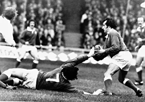 Gareth Edwards Welsh scrum half in action against England at Cardiff Gareth Edwards Welsh scrum half in action against England at Cardiff