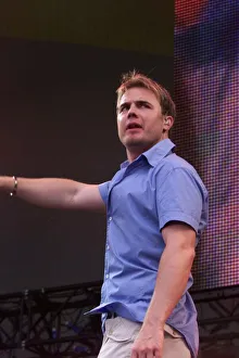 Gary Barlow at the Party in the Park July 1999 at Hyde Park for the Princes Trust Gary Barlow at the Party in the Park July 1999 at Hyde Park for the Princes Trust