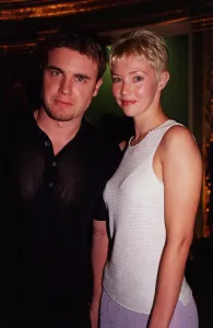 Gary Barlow singer with fiancee Dawn Andrews, May 1999 At the Mirror Pride of Gary Barlow singer with fiancee Dawn Andrews, May 1999 At the Mirror Pride of