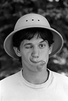Gary Lineker gurning while resting during World Cup 1986 Gary Lineker gurning while resting during World Cup 1986