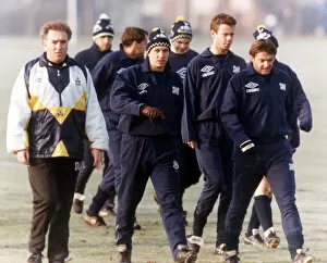 00243 Gallery: Gary Lineker, Spurs and England Captain, back training with his club after his son'