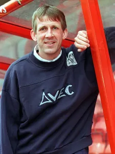 Gary MacKay Airdrie manager April 1999 Aidrie FC football club Gary MacKay Airdrie manager April 1999 Aidrie FC football club