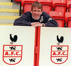 Gary MacKay Airdrie manager April 1999 Airdrie FC football club Gary MacKay Airdrie manager April 1999 Airdrie FC football club