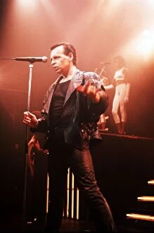 00163 Collection: Gary Numan live on stage in concert circa 1985