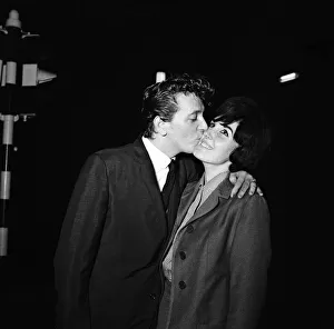 00054 Gallery: Gene Vincent reconciled with his wife tonight, after a recording session at BBC Players