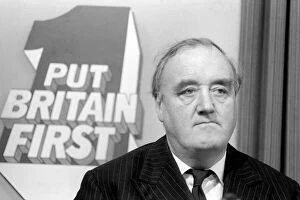 General Election 1974: Conservative party press conference at their H.Q