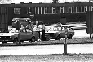 Images Dated 20th June 1979: General scenes of traffic scenes in Newcastle - The Tyne Tunnel is closed 20