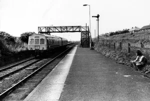 A general view of Boldon Colliery Railway Station on 30th June 1976 A general view of Boldon Colliery Railway Station on 30th June 1976