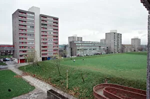 Images Dated 20th November 1988: General views of Ferrier housing estate in Kidbrooke, Greenwich, south London