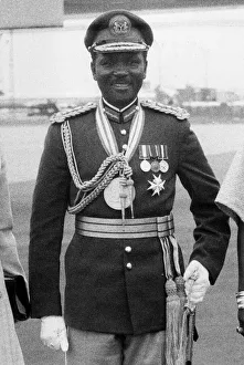 General Yakuba Gowon President of Nigeria seen here during his state visit to Britain General Yakuba Gowon President of Nigeria seen here during his state visit to Britain
